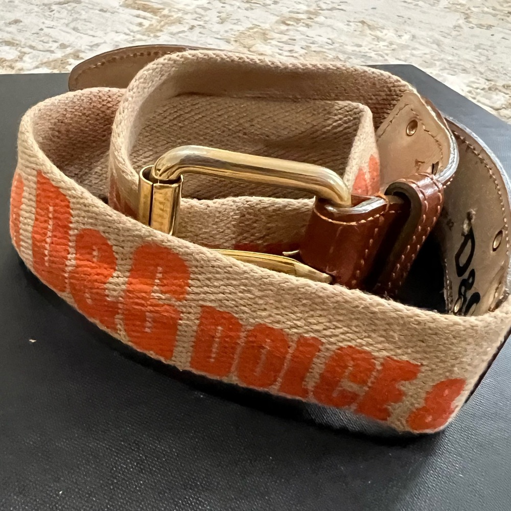 2000 vintage dolce Gabbana belt